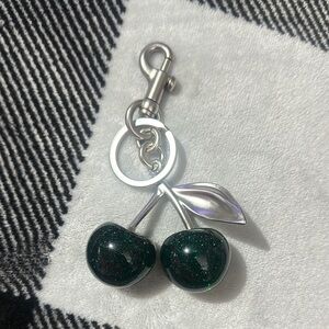 Green Cherry Keychain